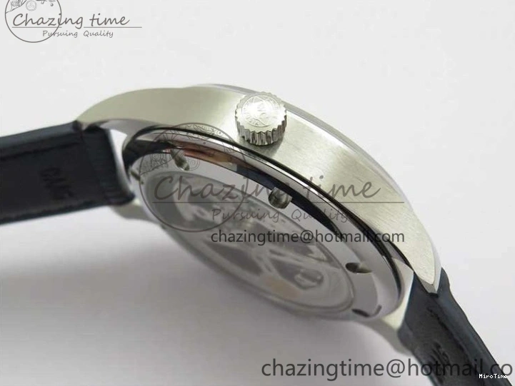 MIROTIME 0411 Packable Portuguese IW358304 ZF 1:1 Best Edition SS White Dial Blue Markers on Leather Strap A 7079